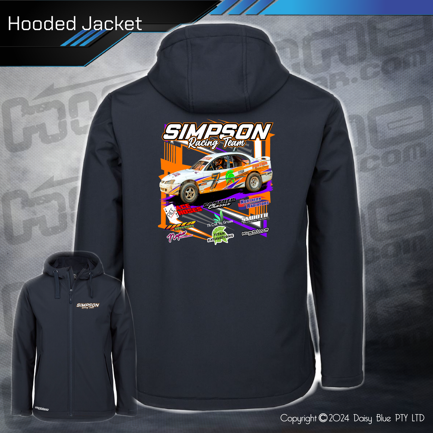 Hooded Jacket - Simpson Racing Team