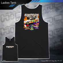 Load image into Gallery viewer, Ladies Tank - Simpson Racing Team
