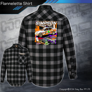 Flannelette Shirt - Simpson Racing Team