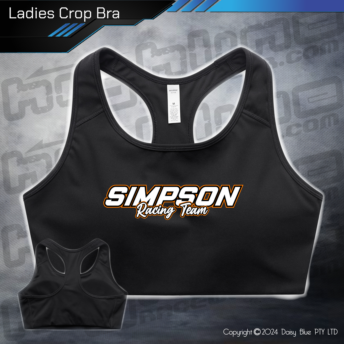 Active Bra Top - Simpson Racing Team – Highline Racewear