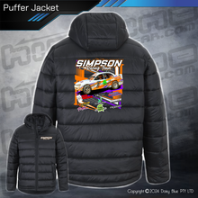 Load image into Gallery viewer, Puffer Jacket - Simpson Racing Team
