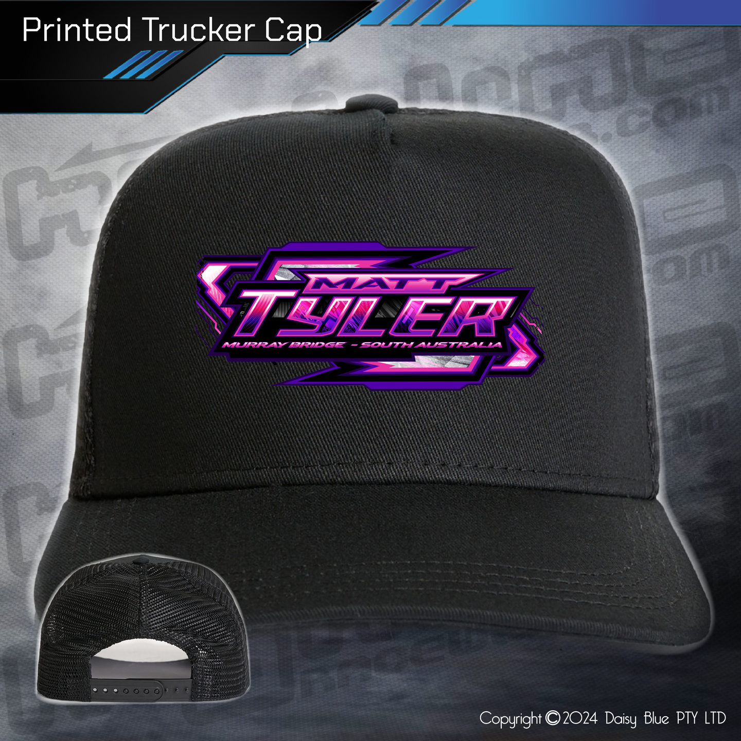 Printed Trucker Cap - Matt Tyler