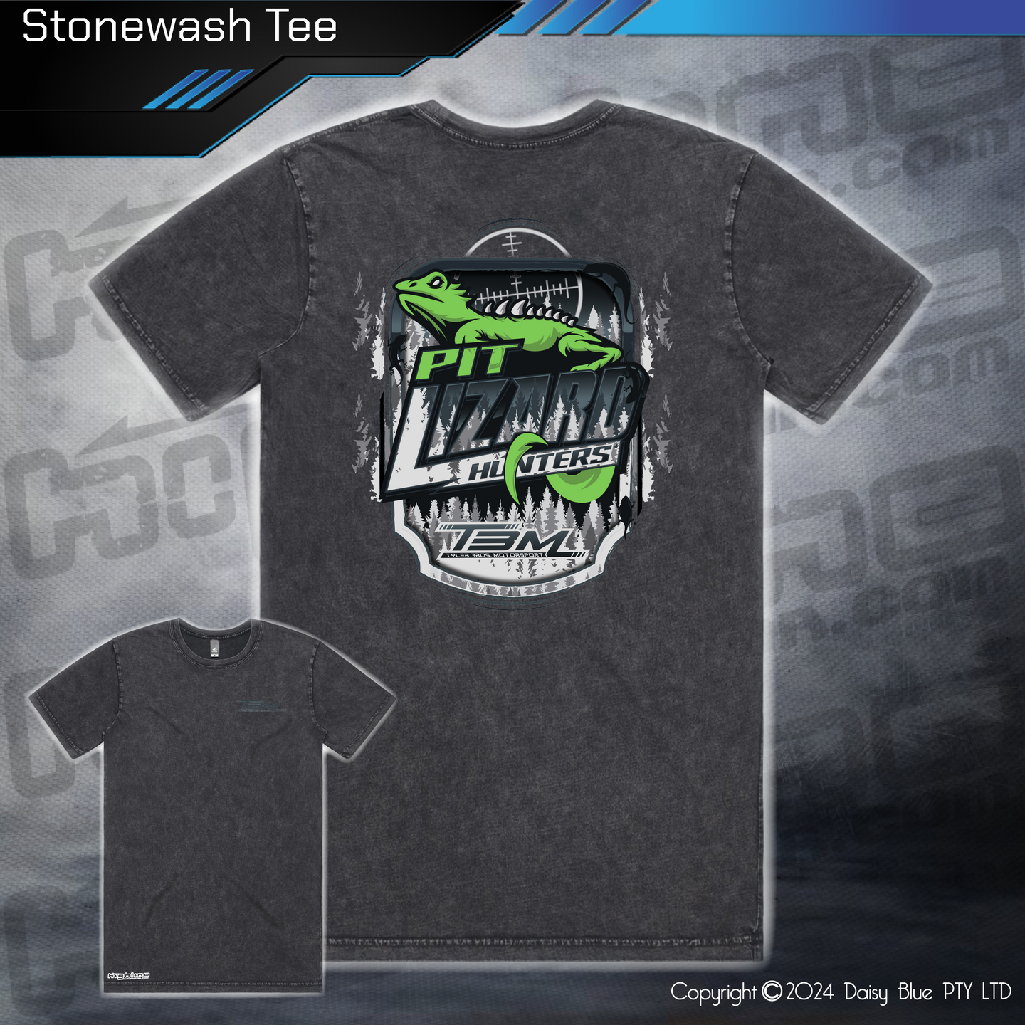 Stonewash Tee - Pit Lizard Hunter
