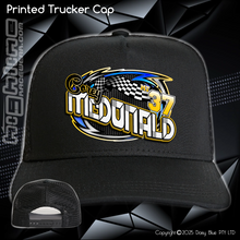 Load image into Gallery viewer, Printed Trucker Cap - Corey McDonald
