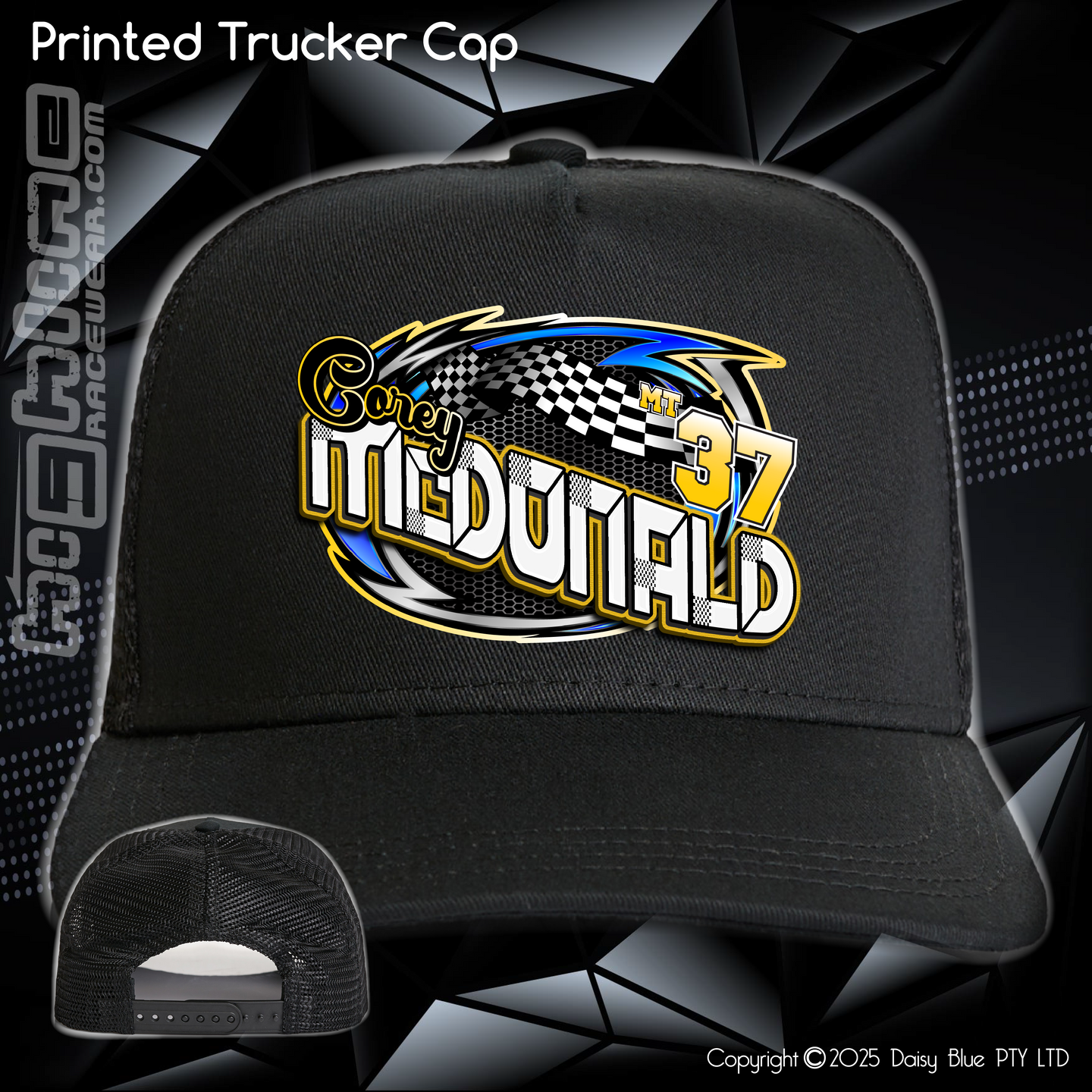 Printed Trucker Cap - Corey McDonald