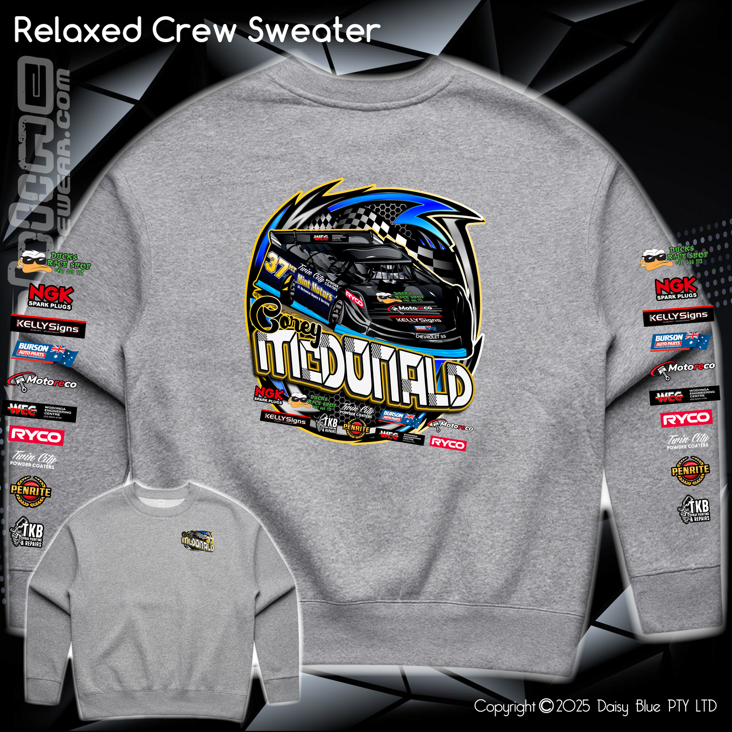 Relaxed Crew Sweater - Corey McDonald