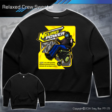 Load image into Gallery viewer, Relaxed Crew Sweater - Neuropower
