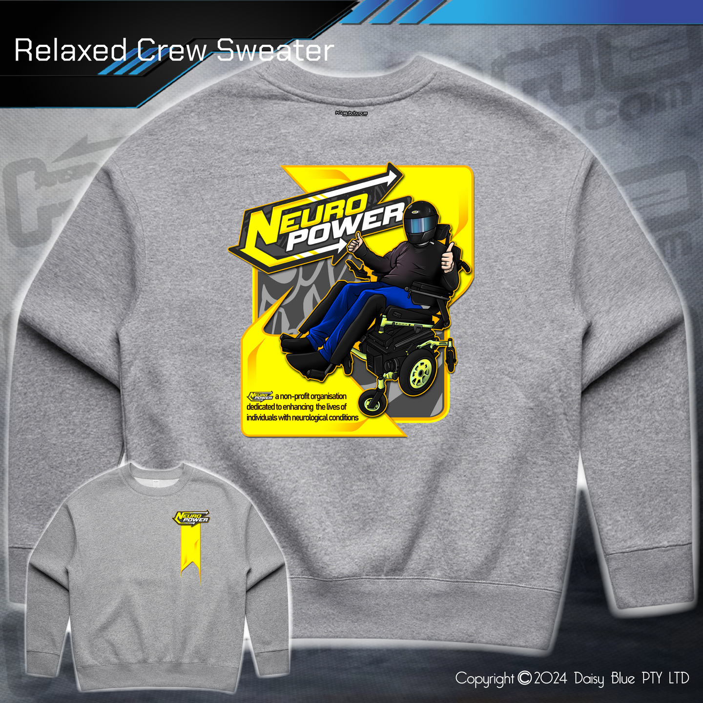 Relaxed Crew Sweater - Neuropower