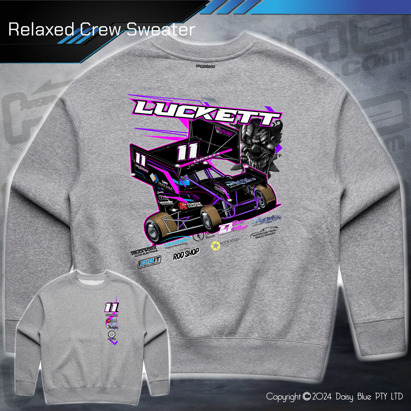Relaxed Crew Sweater - Dakota Luckett