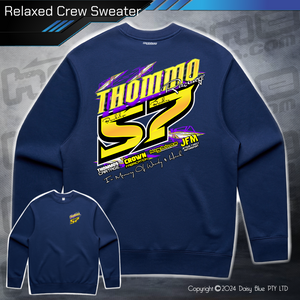 Relaxed Crew Sweater - Thommo Racing