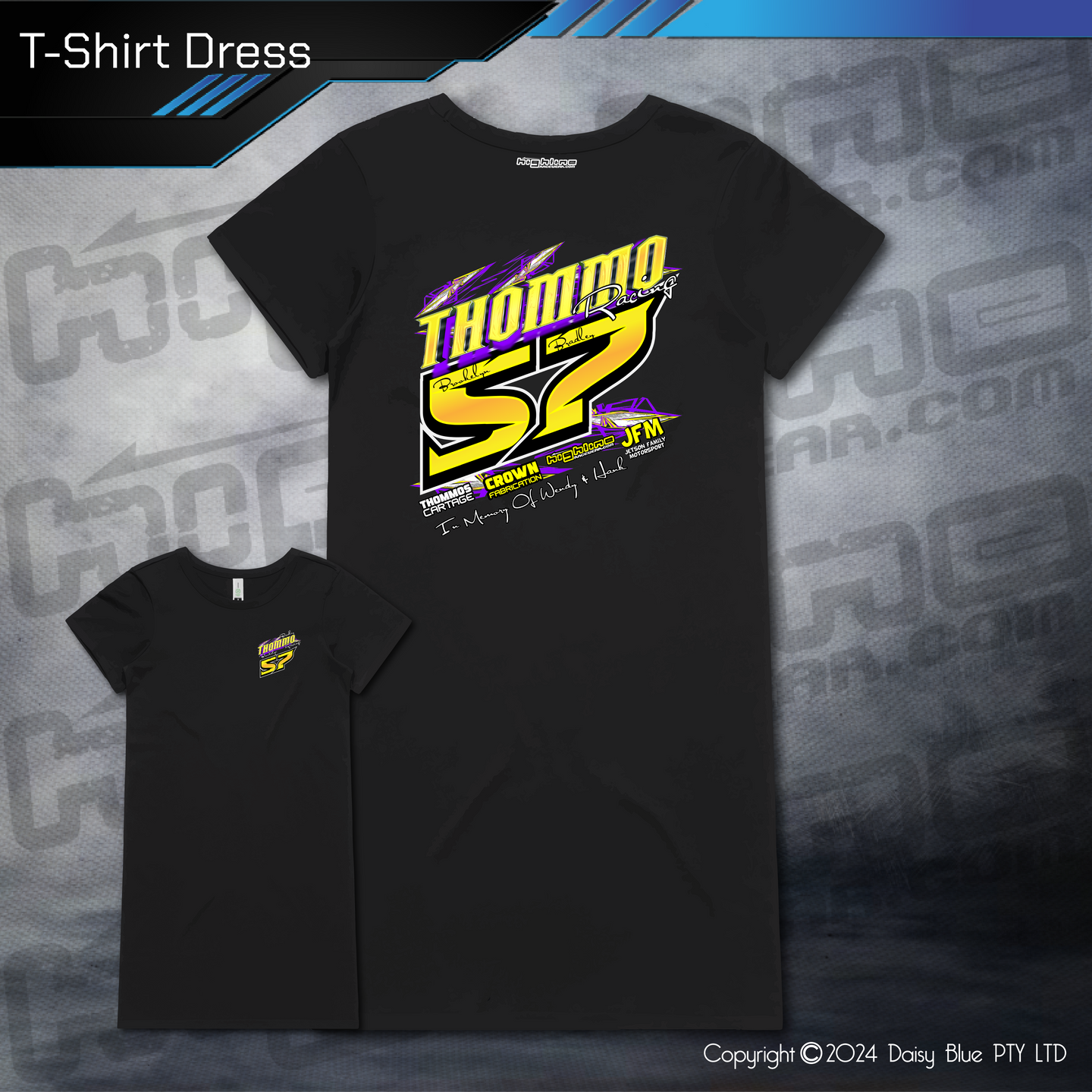 T-Shirt Dress - Thommo Racing