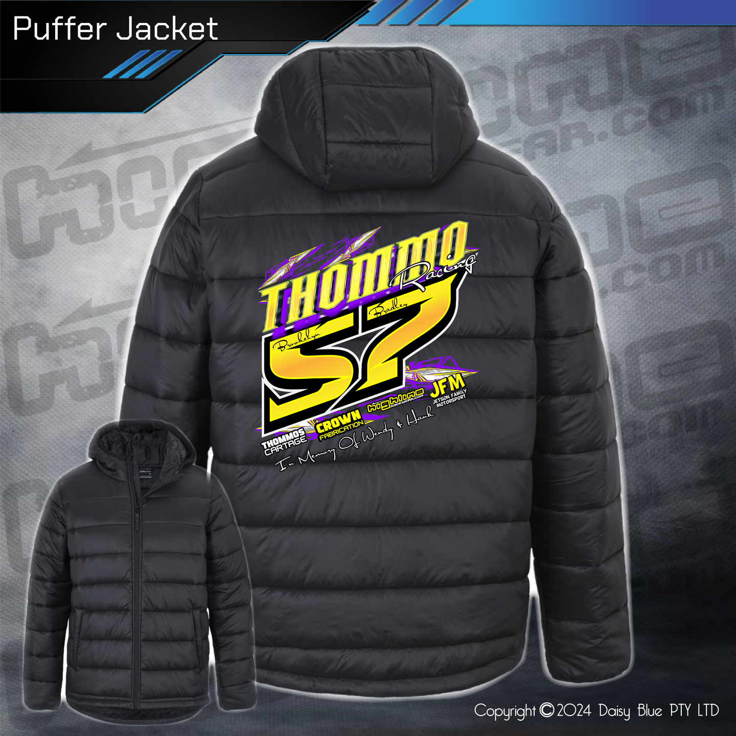 Puffer Jacket - Thommo Racing
