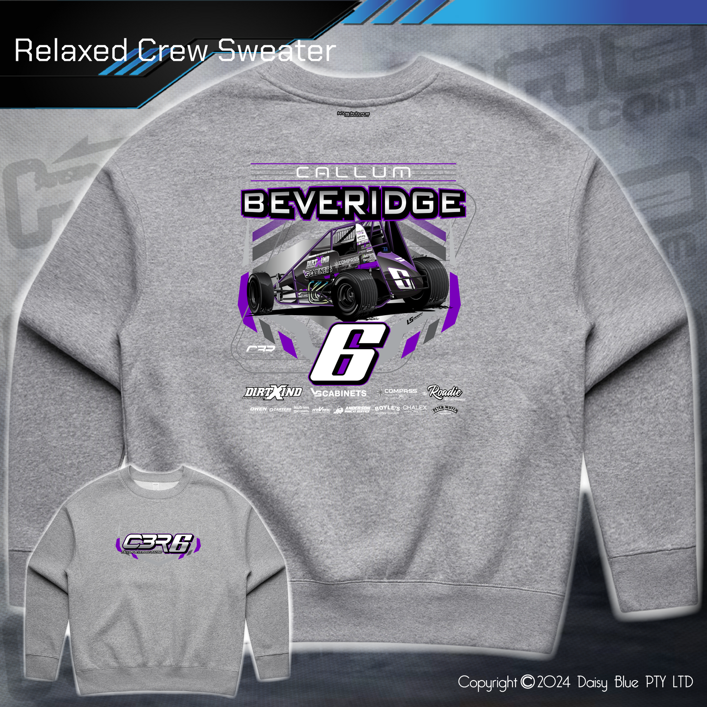 Relaxed Crew Sweater - Cal Beveridge