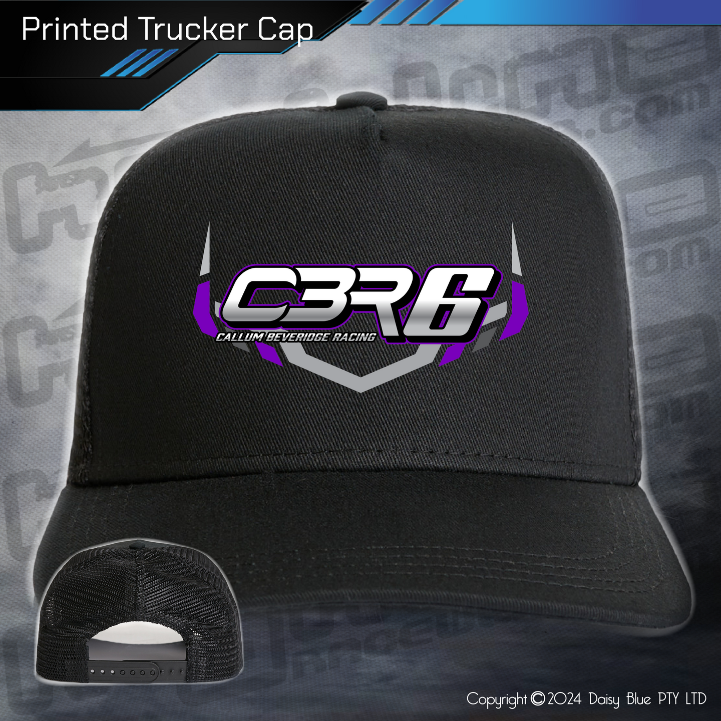 Printed Trucker Cap - Cal Beveridge