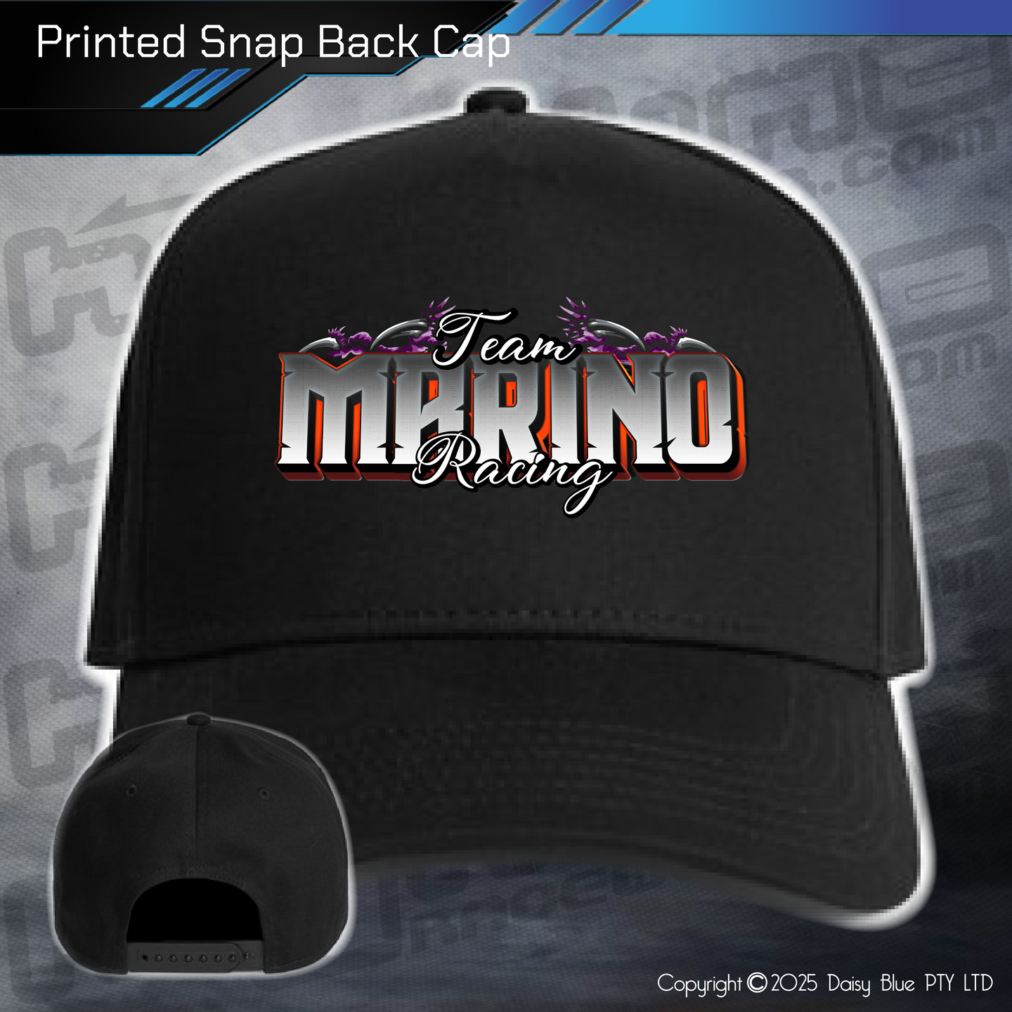 Printed Snap Back CAP - Team Marino Racing
