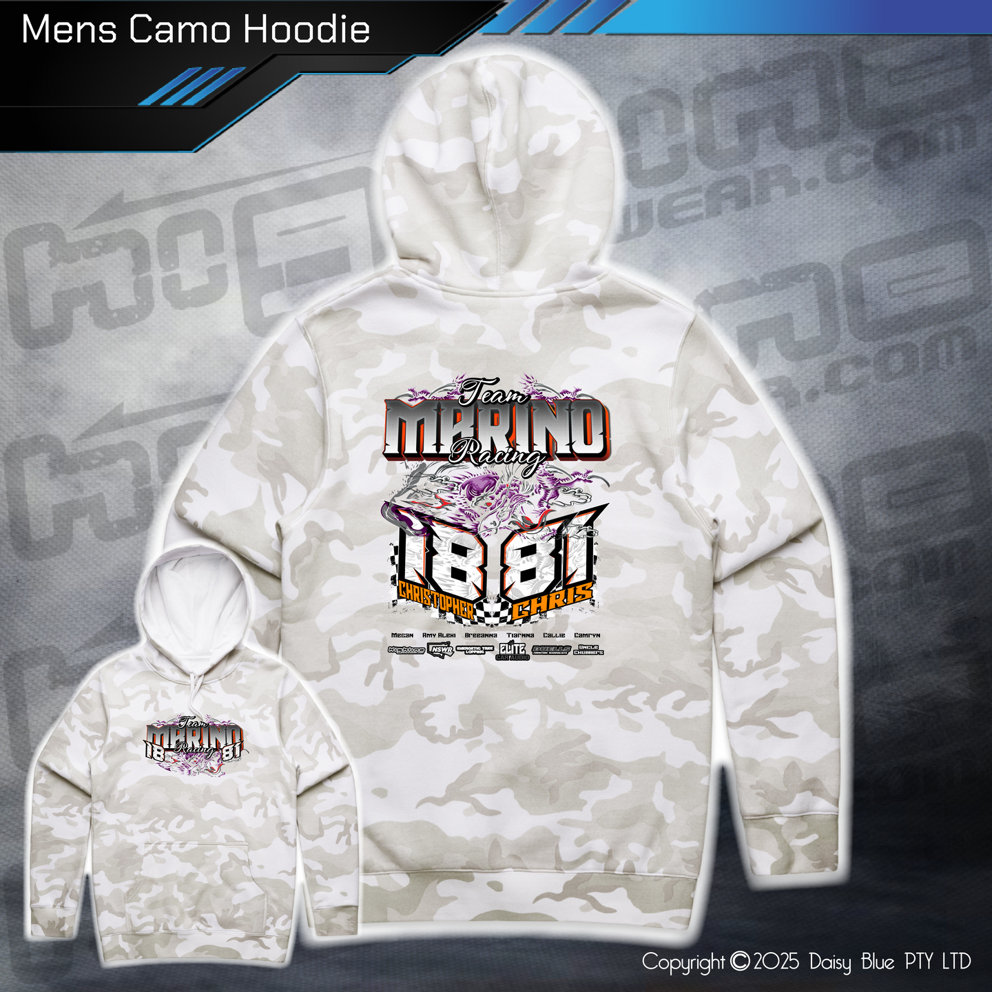 Camo Hoodie - Team Marino Racing