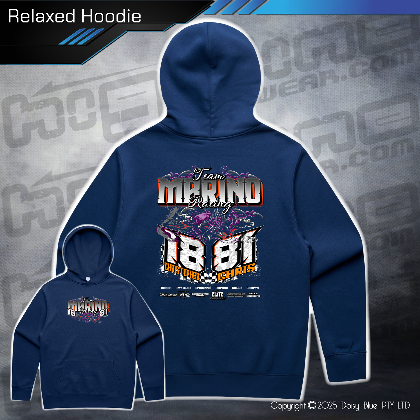 Relaxed Hoodie - Team Marino Racing