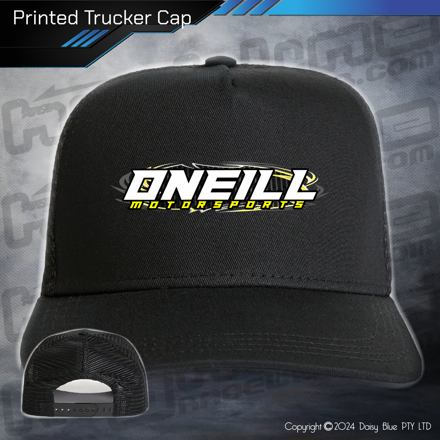 Printed Trucker Cap - Matt O'Neill