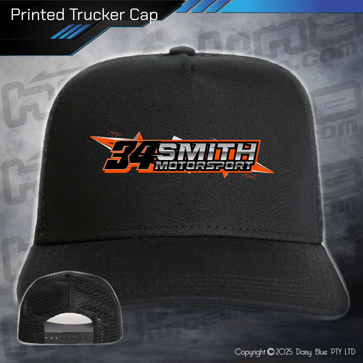 Printed Trucker Cap - Abbi Smith