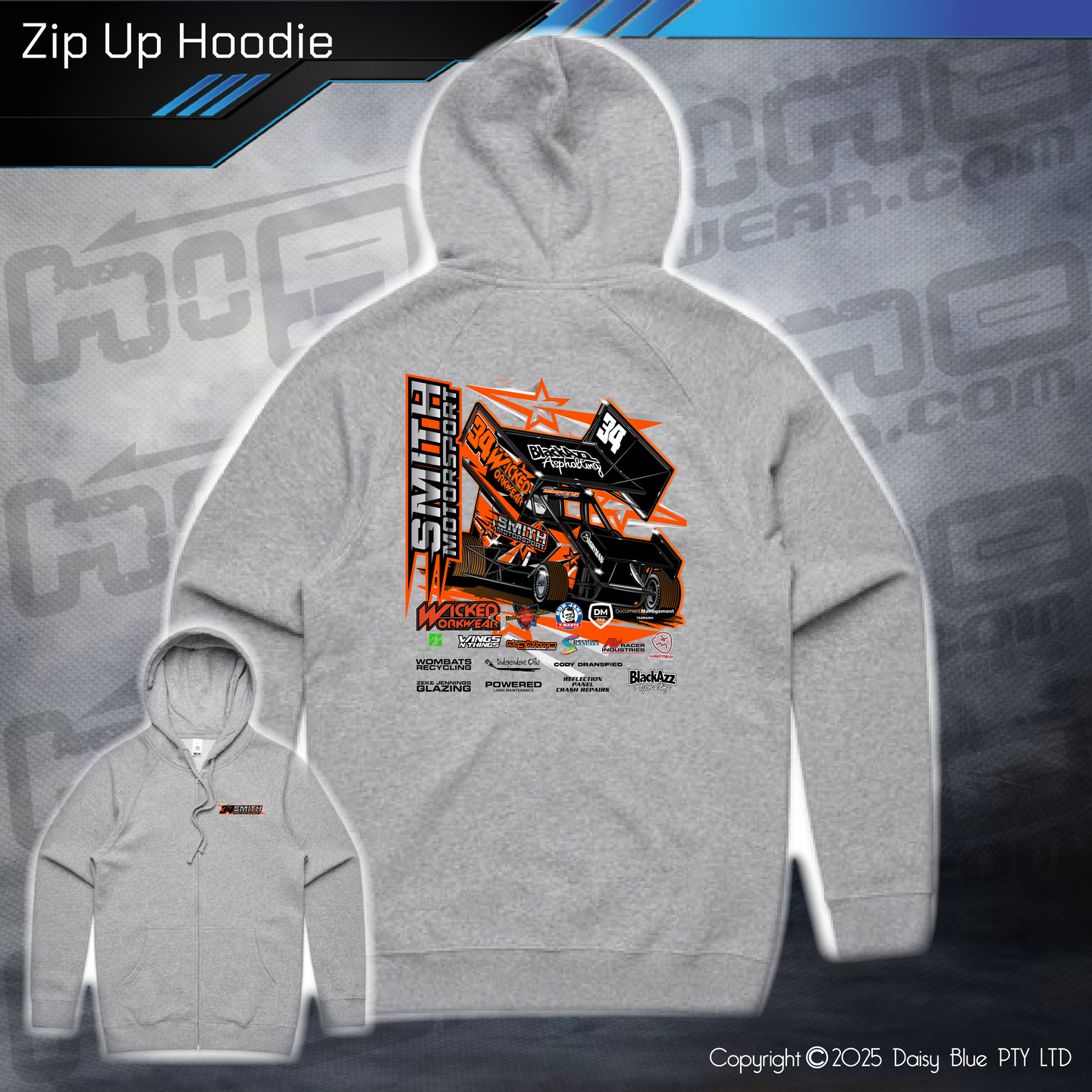 Zip Up Hoodie - Abbi Smith
