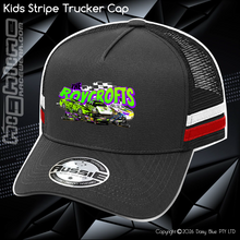 Load image into Gallery viewer, KIDS Stripe Trucker - The Roycrofts
