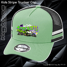 Load image into Gallery viewer, KIDS Stripe Trucker - The Roycrofts
