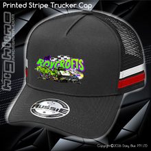 Load image into Gallery viewer, STRIPE Trucker Cap - The Roycrofts
