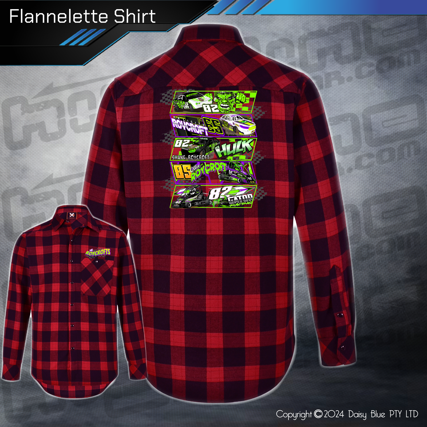 Flannelette Shirt - The Roycrofts