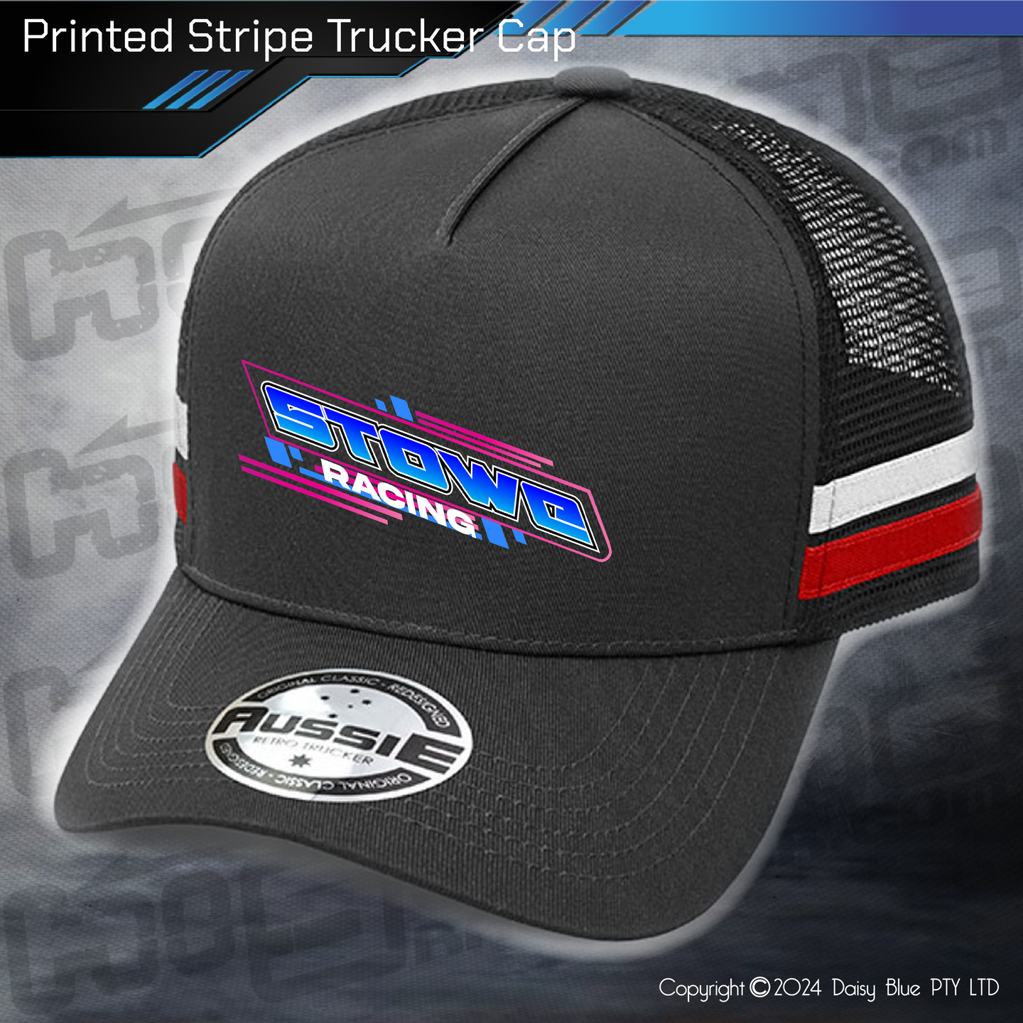 STRIPE Trucker Cap - Rick Stowe