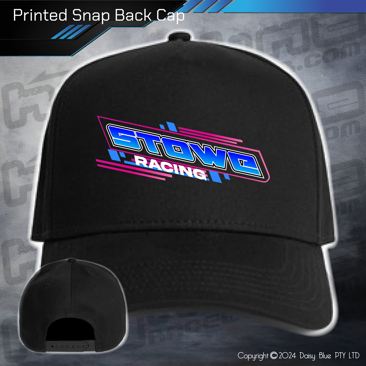 Printed Snap Back CAP - Rick Stowe