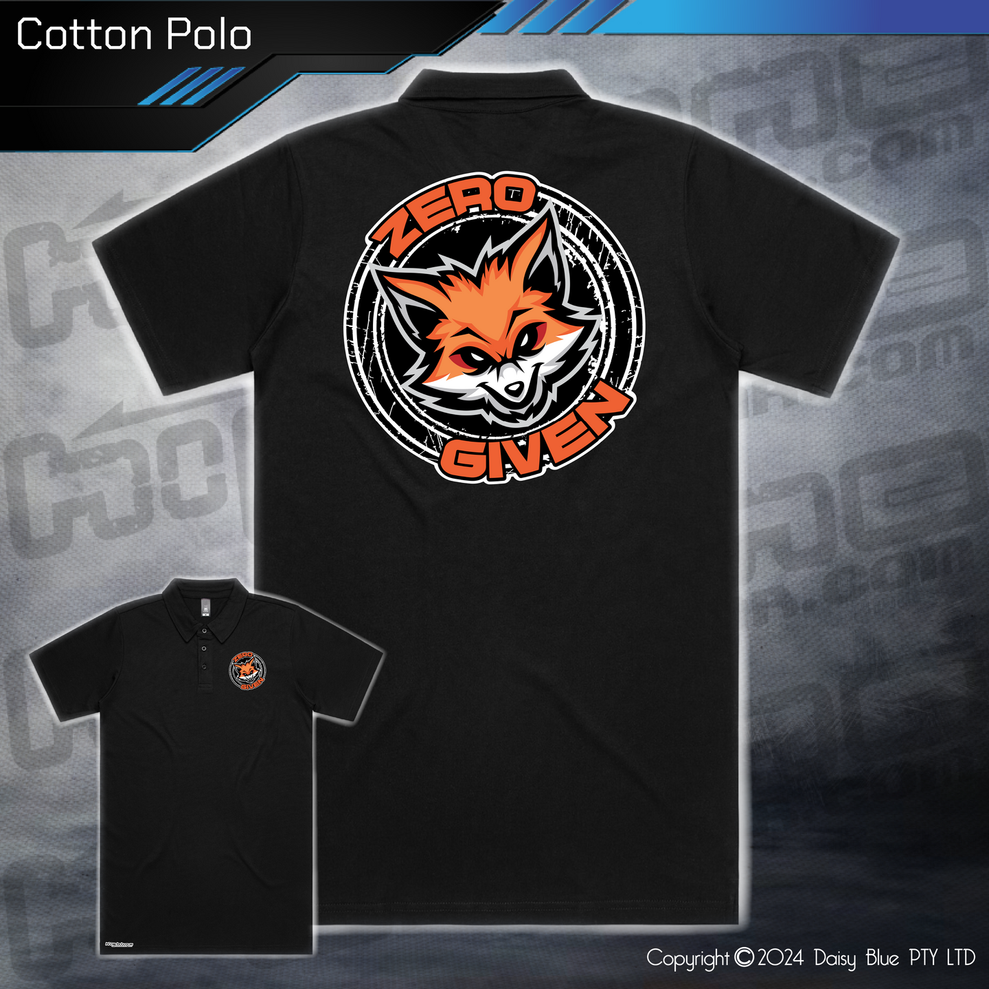 Cotton Polo - Zero Fox Given