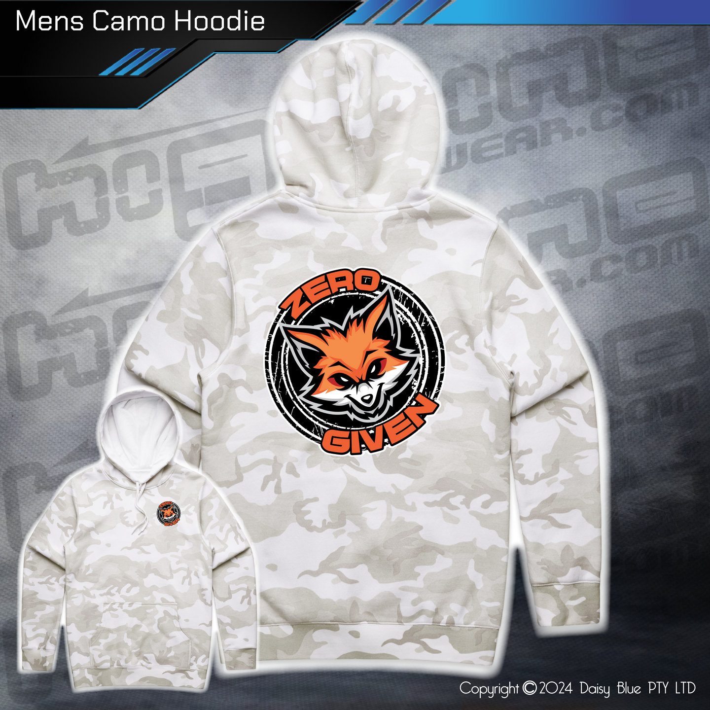Camo Hoodie - Zero Fox Given