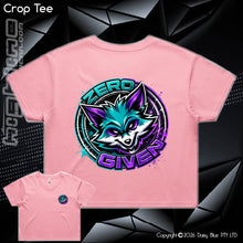 Load image into Gallery viewer, Ladies Crop Tee - Zero Fox 2
