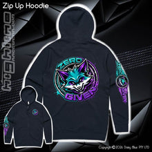 Load image into Gallery viewer, Zip Up Hoodie - Zero Fox 2
