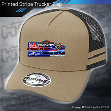 Load image into Gallery viewer, STRIPE Trucker Cap - Streetie/Junior Vic Title 2025
