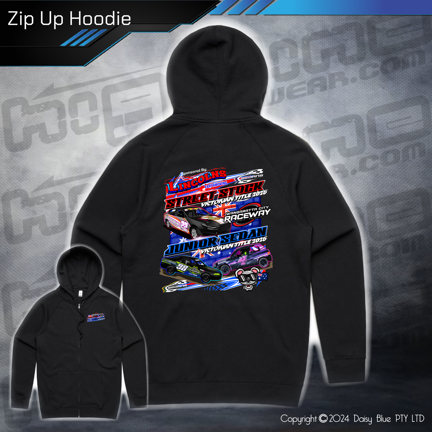 Zip Up Hoodie - Streetie/Junior Vic Title 2025