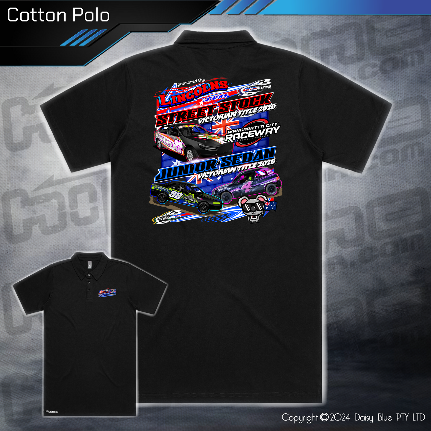 Cotton Polo - Streetie/Junior Vic Title 2025