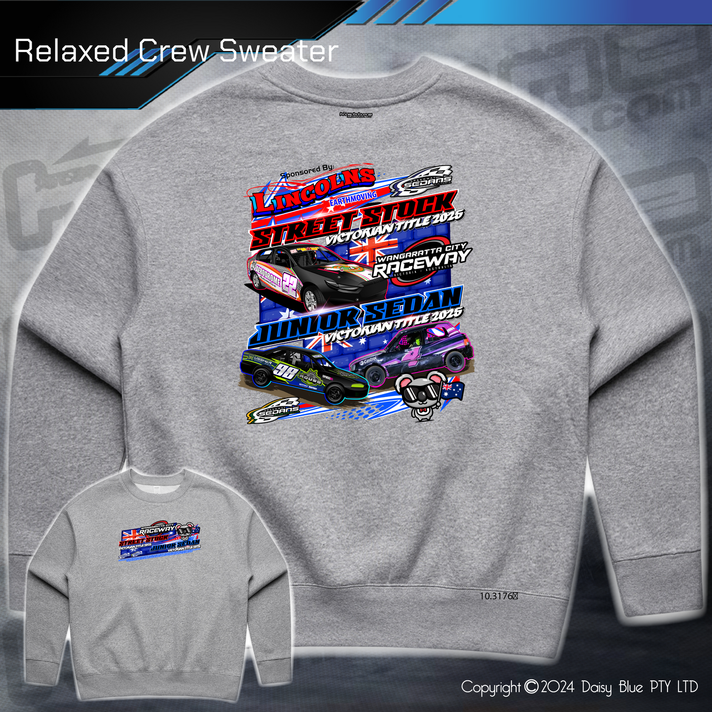 Relaxed Crew Sweater - Streetie/Junior Vic Title 2025