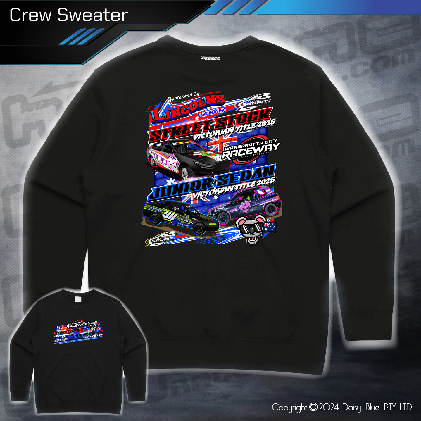Crew Sweater - Streetie/Junior Vic Title 2025