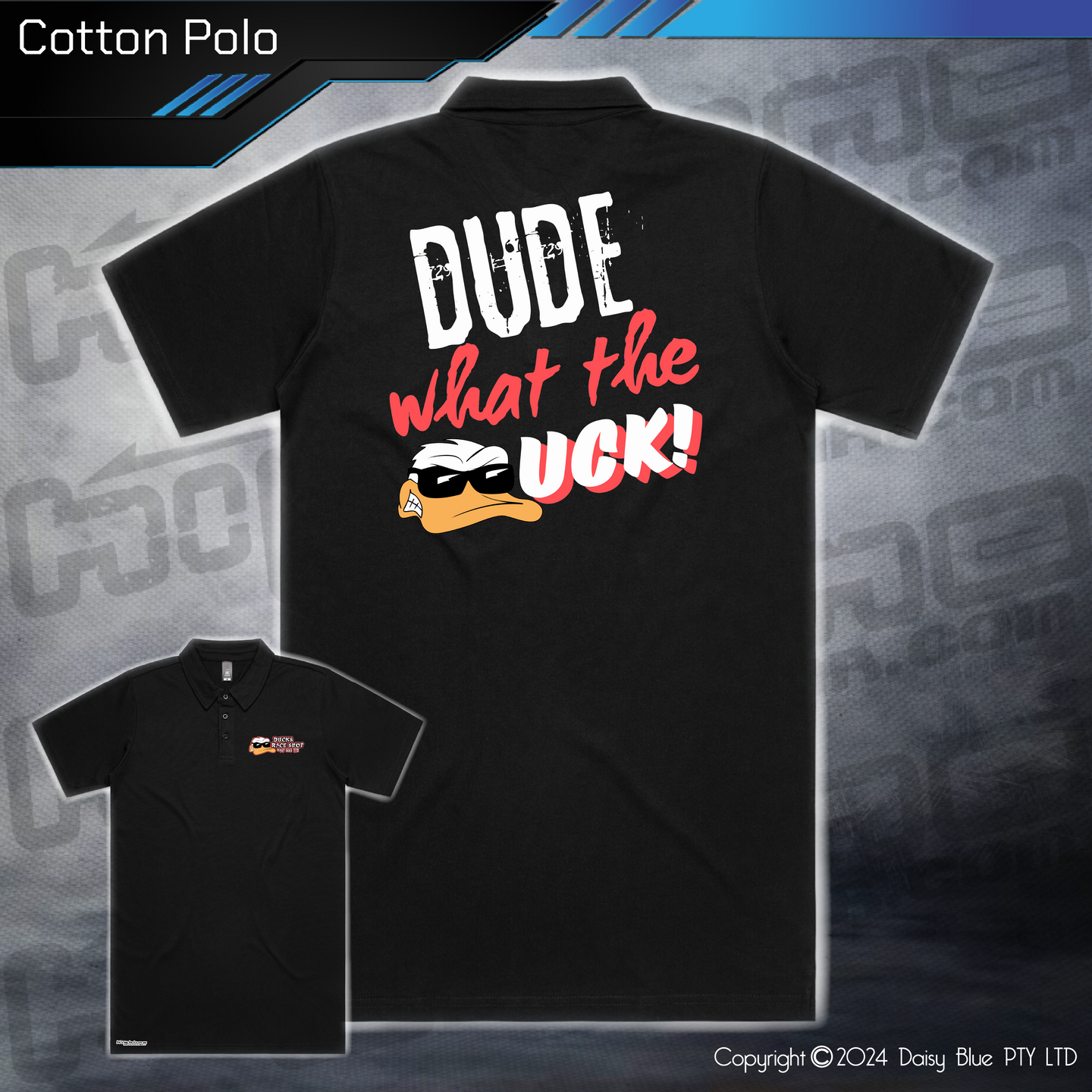 Cotton Polo - Ducks Race Shop
