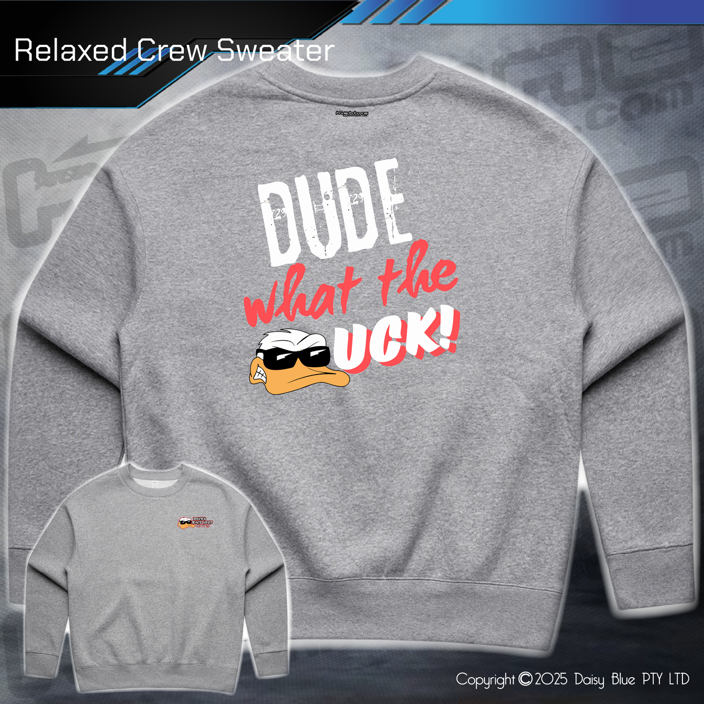 Relaxed Crew Sweater - Ducks Race Shop