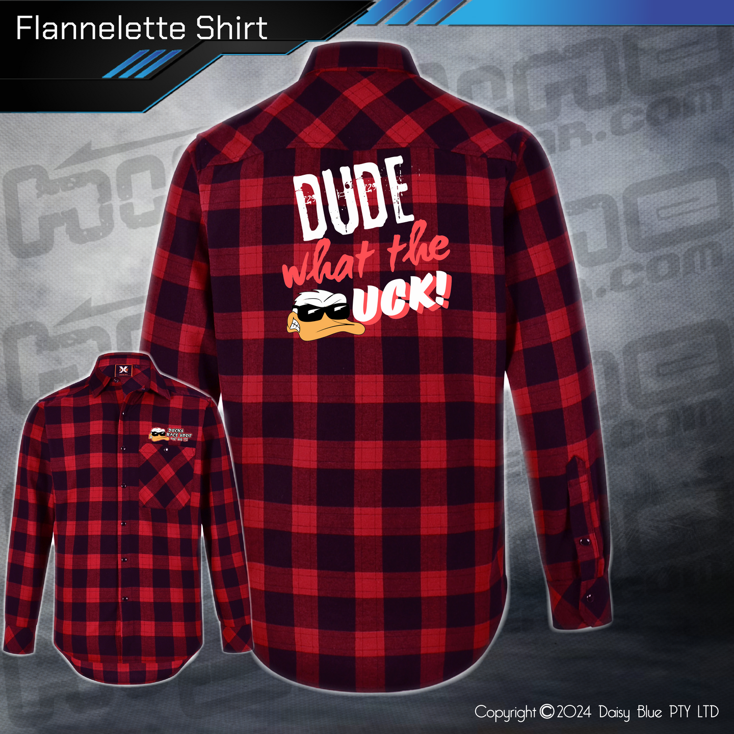 Flannelette Shirt - Ducks Race Shop