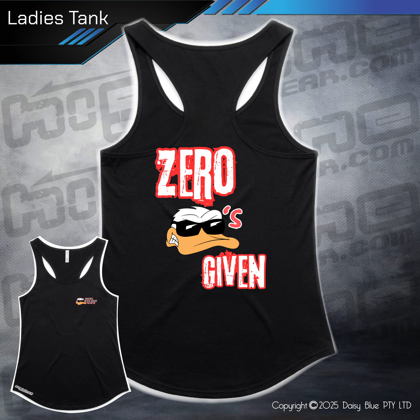 Ladies Tank - Zero Ducks