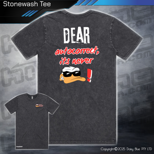 Stonewash Tee - Ducks Dear Autocorrect...