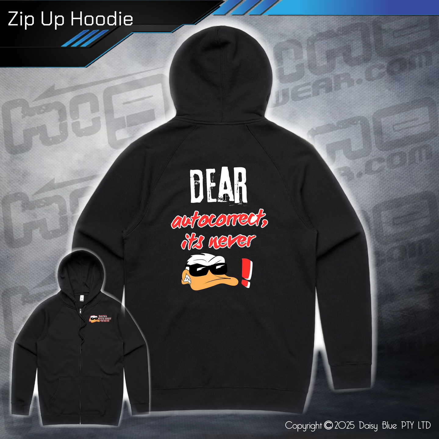 Zip Up Hoodie - Zero Ducks