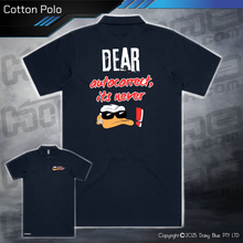 Load image into Gallery viewer, Cotton Polo - Ducks Dear Autocorrect...
