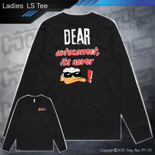 Load image into Gallery viewer, Long Sleeve Tee - Ducks Dear Autocorrect...
