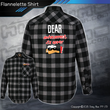 Load image into Gallery viewer, Flannelette Shirt - Ducks Dear Autocorrect...
