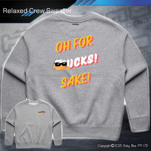 Load image into Gallery viewer, Relaxed Crew Sweater - Ducks Sake
