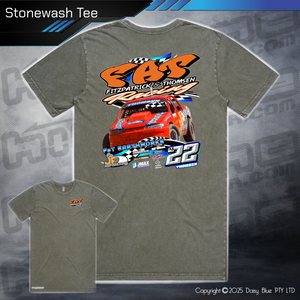 Stonewash Tee - FAT Racing